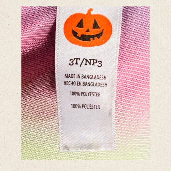 π Adorable Girls Halloween Tutu - Black Lace with Bright Colors, Size 3T, Only - Picture 3 of 3